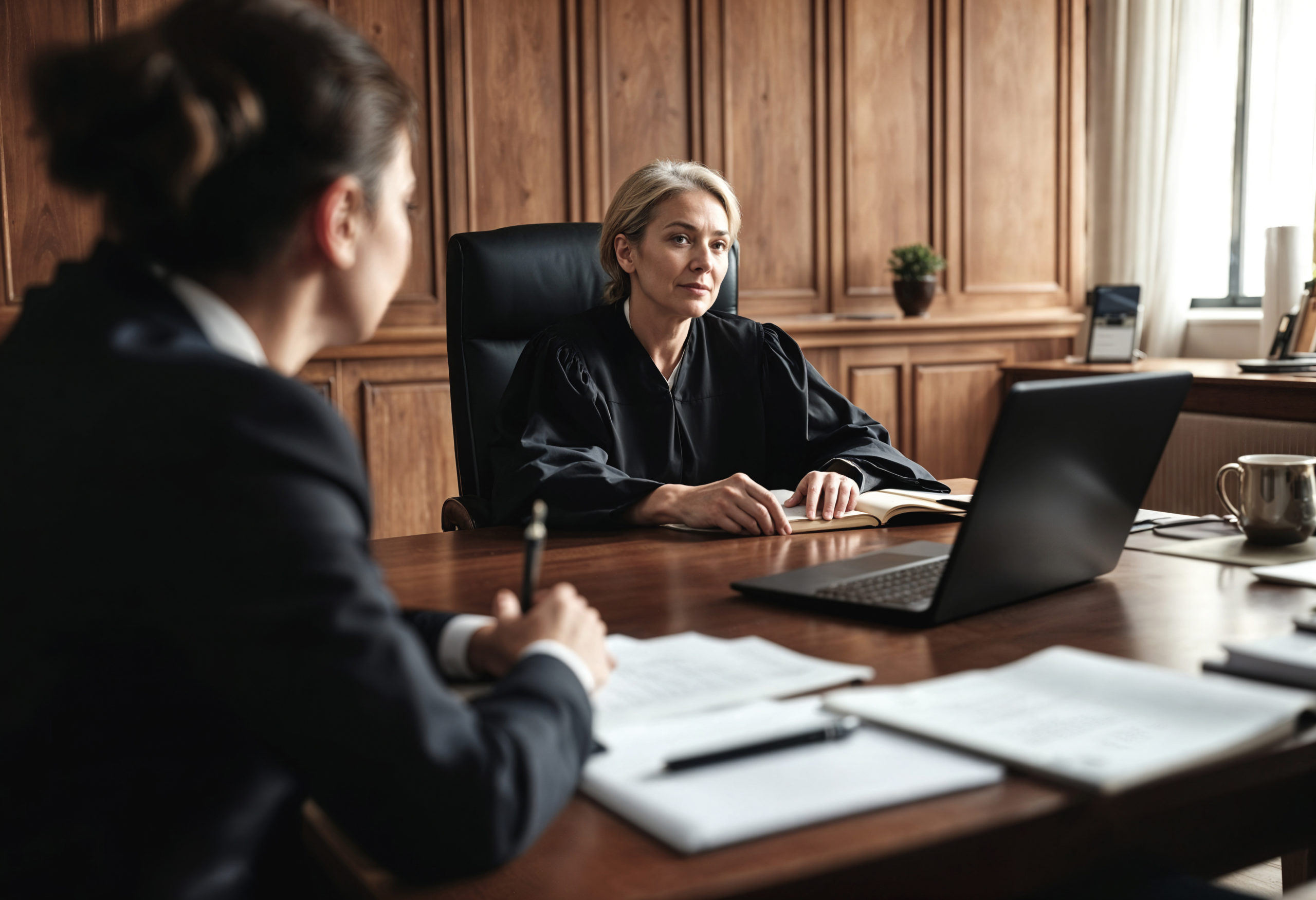 Portrait d une juge pour la journee internationale des femmes juges